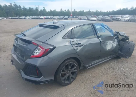 2019 Honda Civic Sport from USA, damaged, VIN SHHFK7H45KU421929